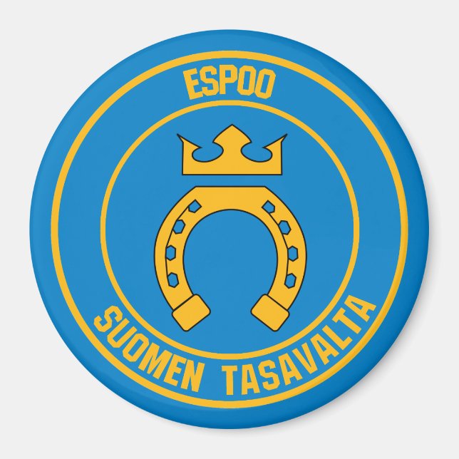 Íman Espoo Round Emblem (Frente)