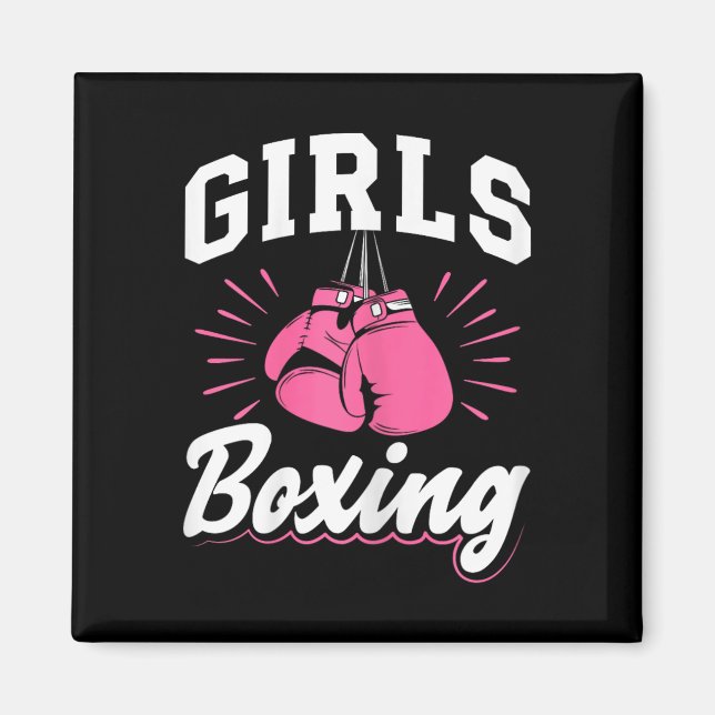 Íman Esporte de Boxe Feminino Kickboxing Luvas de Boxe  (Frente)