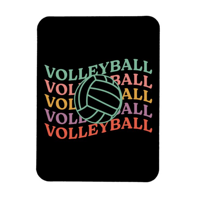 Íman Esporte Retro de Voleibol (Vertical)