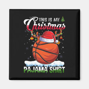 Íman Esportes De Basquete De Xmas Este É O Meu Paj De N