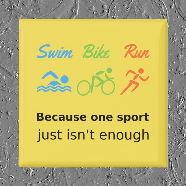 Íman Esportes de bicicleta de natação de Triathlon (Criador carregado)