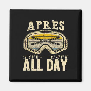 Íman Esportes de Inverno o Dia Todo Apres Ski Amante Es