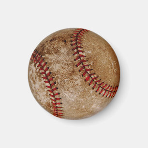 Íman Esportes Vermelhos e Brancos com Bola de Beisebol