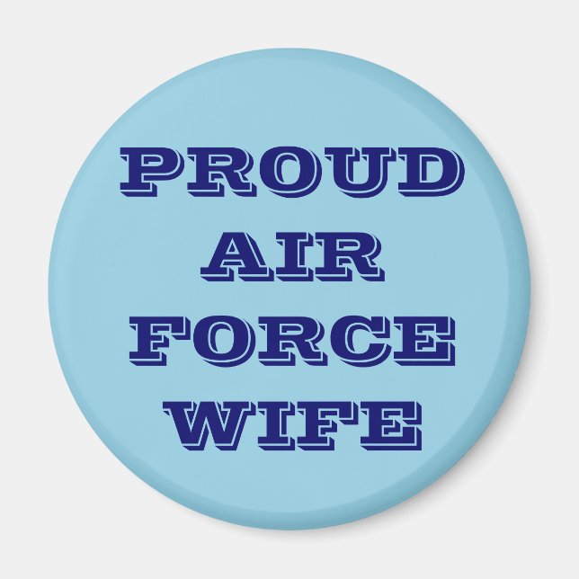 Íman Esposa da Força Aérea Orgulhosa do Magnet (Frente)