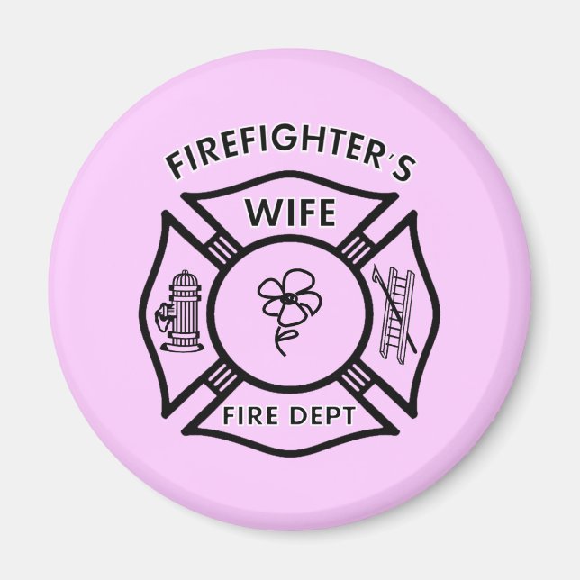Íman Esposa de Bombeiro (Frente)