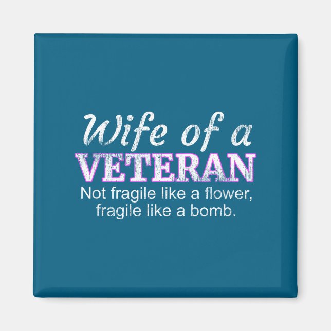 Íman Esposa de um marido de apoio militar veterano (Frente)