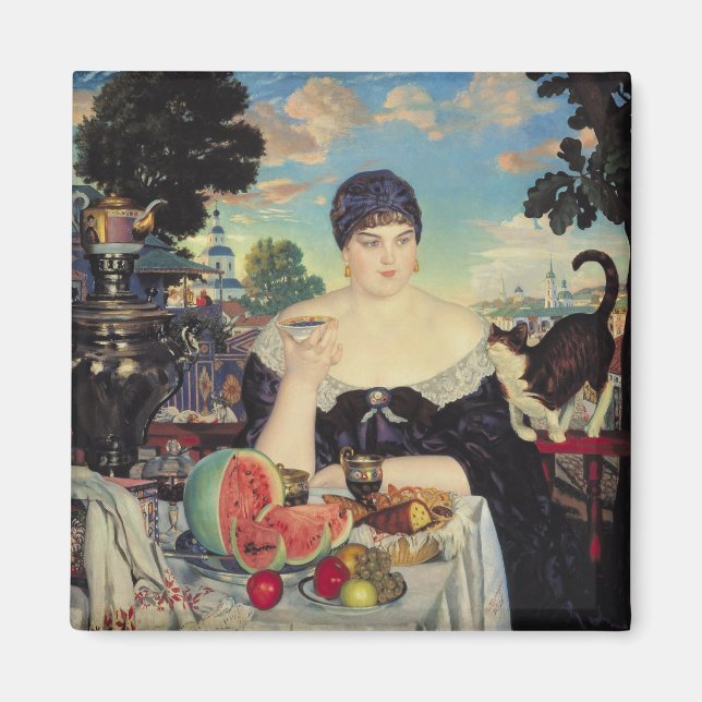 Íman Esposa do Merchant em Tea, 1918 (Frente)