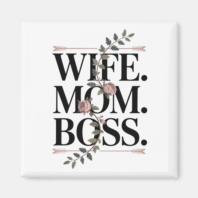 Íman Esposa. Mãe. Chefe. (Frente)