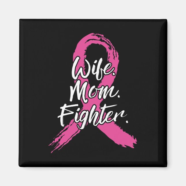 Íman Esposa Mãe Combatendo Cancer De Mama Paciente Rosa (Frente)