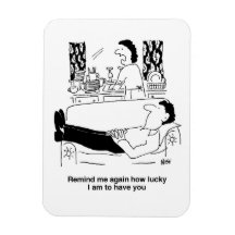 Esposa Ocupada Enquanto O Marido Ocioso Descansa. 