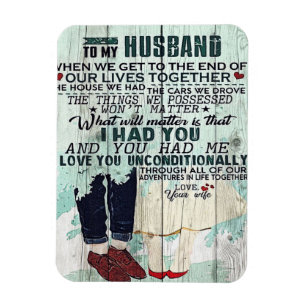 Íman Esposa Para Meu Marido Presente Carta Para Marid