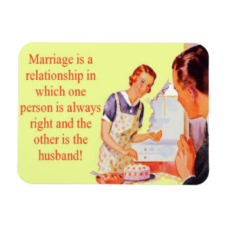 Íman Esposa sempre direita Casamento Magnet