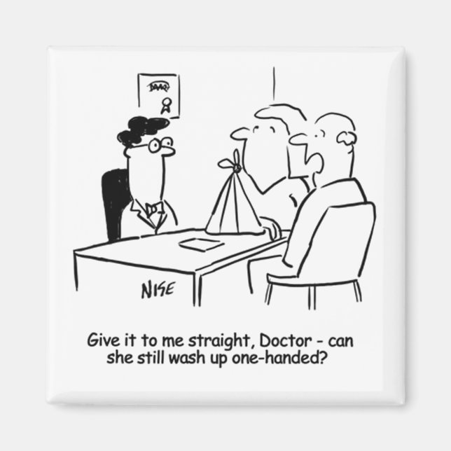 Íman Esposa tem um Braço Quebrado em um Sling (Frente)