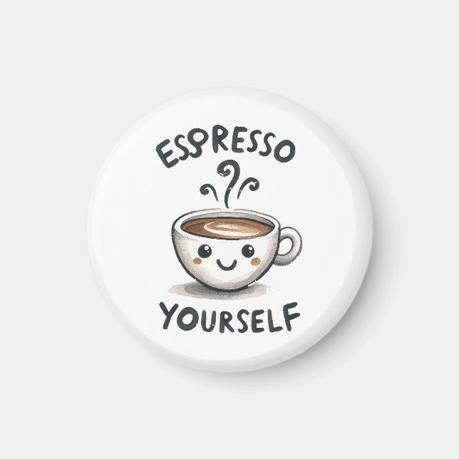 Íman Espresso - café (Frente)