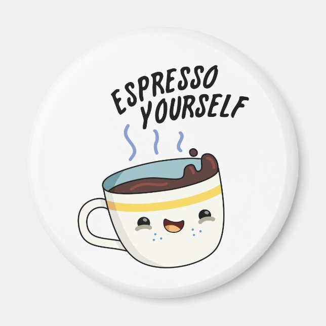 Íman Espresso Seu Engraçado Café (Frente)