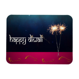 Íman Espumante feliz diwali - ímã flexível