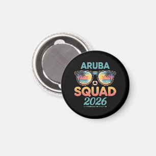 Íman Esquadra de Aruba 2026 Retro