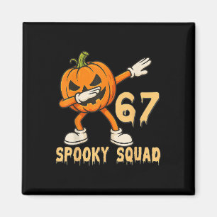 Íman Esquadrão Assustador Abóbora 67 Meme de Halloween 