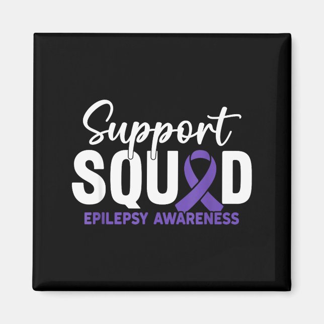 Íman Esquadrão de apoio à conscientização sobre epileps (Frente)
