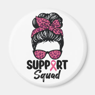 Íman Esquadrão de Apoio Coque Desarrumado Rosa Guerreir