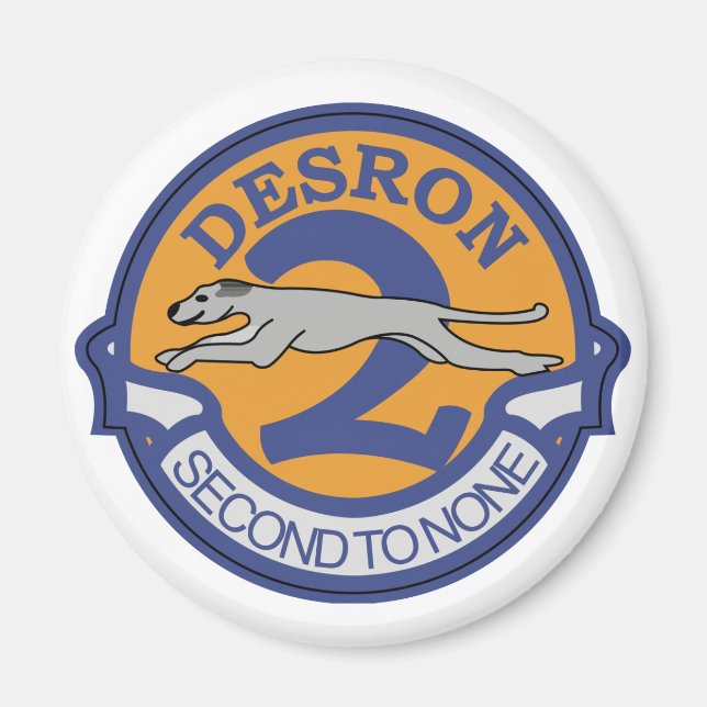 Íman Esquadrão de Destroyer DESRON - 2 (Frente)