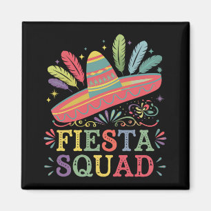 Íman Esquadrão de Festa Cinco de Mayo Familiar Correspo