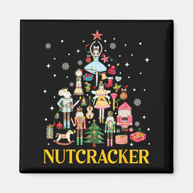Íman Esquadrão de Noz Nutcracker de Natal Ballet Dança  (Frente)