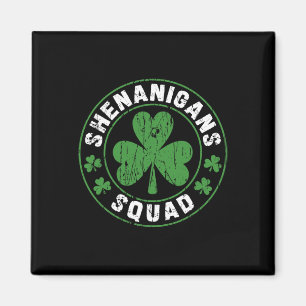 Íman Esquadrão de Travessuras Trevos Irlandês Divertido