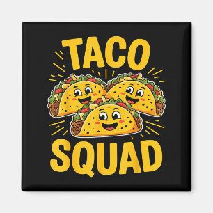 Íman Esquadrão engraçado do taco amante de comida mexic