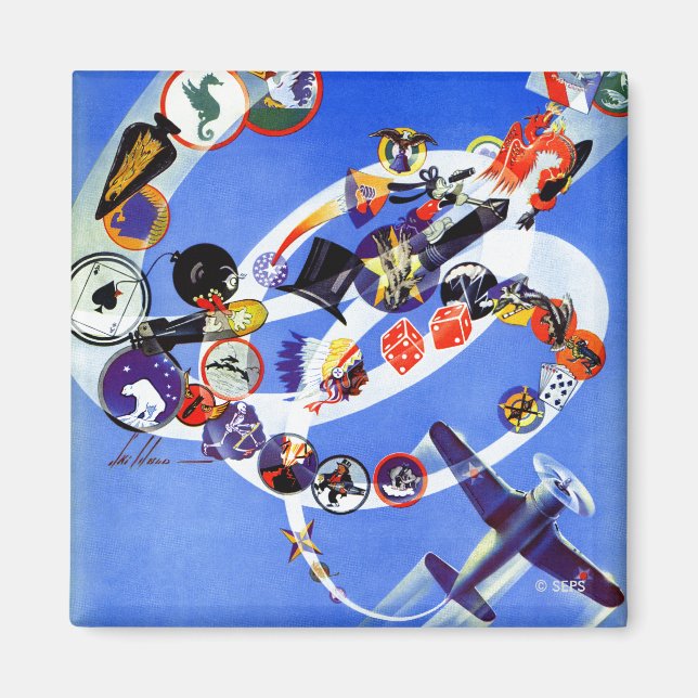 Íman Esquadrão Insignia (Frente)