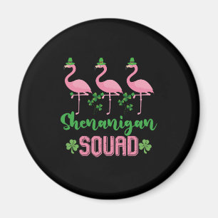 Íman Esquadrão Shenanigan Flamingo Leprechaun St Patric