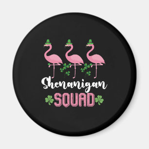Íman Esquadrão Shenanigan Flamingo Leprechaun St Patric