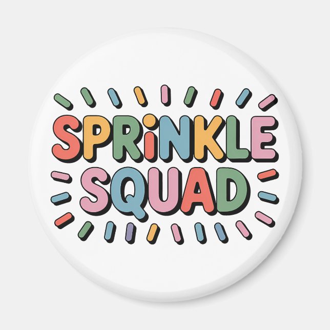 Íman Esquadrão Sprinkle | Baby Sprinkle (Frente)