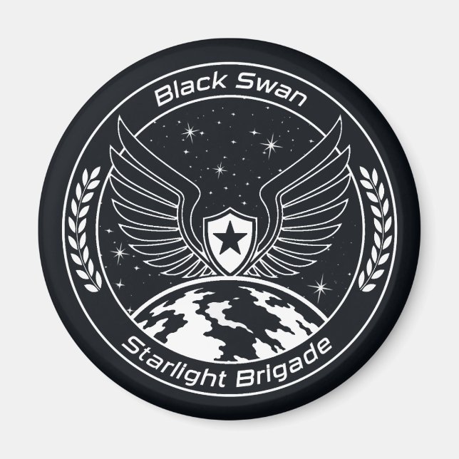 Íman Esquadrão Starlight Black Swan TWRP Magnet (Frente)