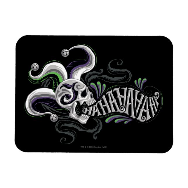 Íman Esquadrão Suicida | Caveira-Joker - Haha (Horizontal)