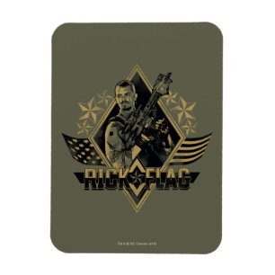 Íman Esquadrão Suicida   Crachá de Sinalizador Rick