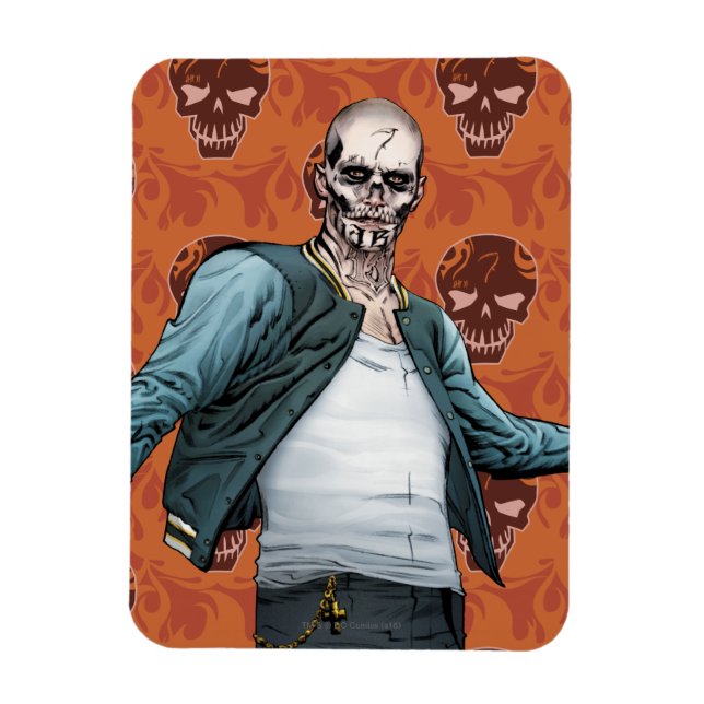 Íman Esquadrão Suicida | El Diablo Comic Book Art (Vertical)