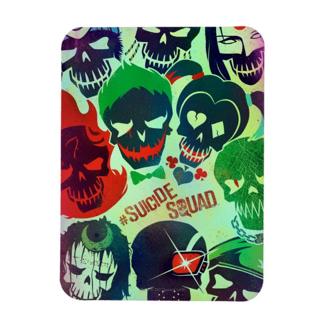 Íman Esquadrão Suicida | Grupo de Toss (Vertical)