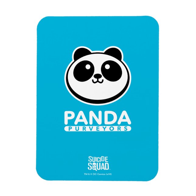 Íman Esquadrão Suicida | Logotipo Panda Purveyors (Vertical)