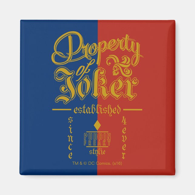 Íman Esquadrão Suicida | Puddin Freaky (Frente)