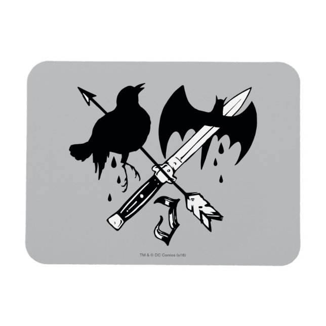 Íman Esquadrão Suicida | Símbolo de Joker (Horizontal)