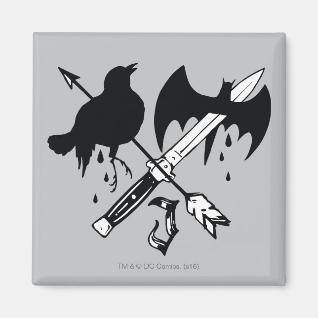 Íman Esquadrão Suicida | Símbolo de Joker (Frente)