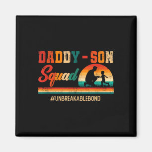 Íman Esquadrão vintage retrô pai e filho dia dos pais f