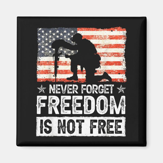 Íman Esqueça A Liberdade Não É Dia Memorial Americano D (Frente)