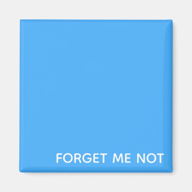 Íman Esqueça o nome da cor não azul (Frente)