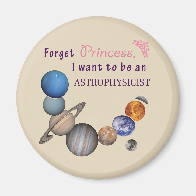 Íman Esqueça Princesa - Magneto Astrofísico (Frente)