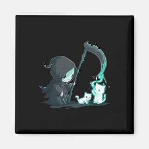 Íman Esqueleto De Cinto Bonito Com Ghost Kawaii Pa