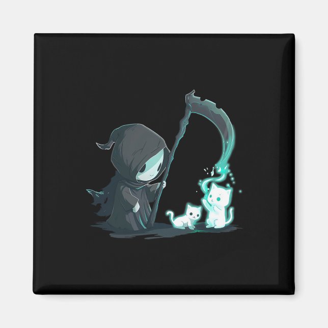 Íman Esqueleto De Cinto Bonito Com Ghost Kawaii Pa (Frente)
