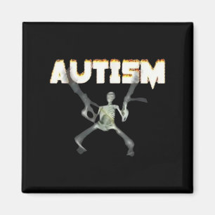 Íman Esqueleto de Consciência Autismo - Gráfico de Supo