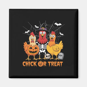 Íman Esqueleto de Frango Chick ou Treat Fazendeiro Dive